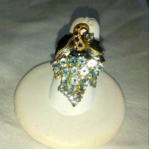 Gorgeous custom natural topaz designer ring Size 6